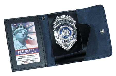 Perfect Fit Nonrecessed Badge & ID Case w/ Snap or Velcro Closures